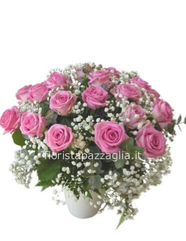 bouquet di fiori rosa disponibili al momento da concordare